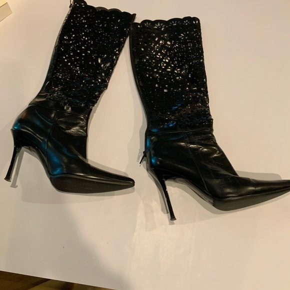 Casadei Shoes - CasadeiI leather lace boots sz 10 B